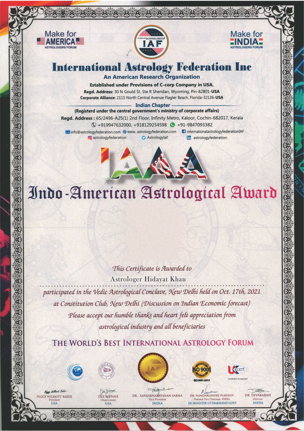 Astrologer Hidayat Khan